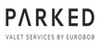 Parked Rotterdam Airport logo