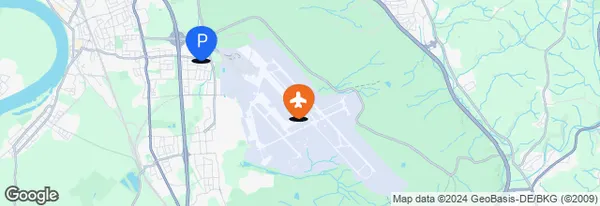 Flughafen-Shuttle-Parkplatz